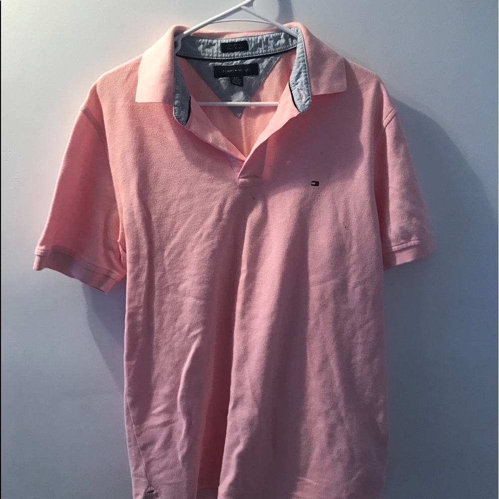 Tommy Hilfiger pink polo